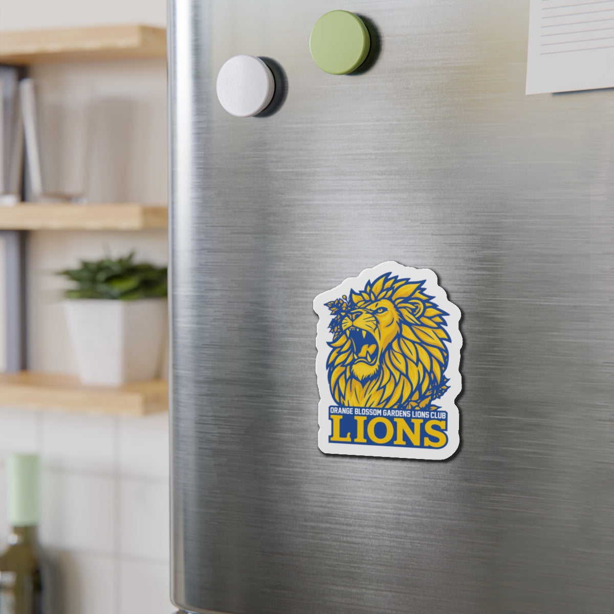 Lions Die-Cut Magnet