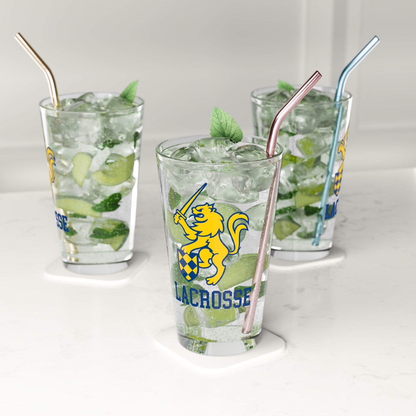 St. Mark's Lacrosse Pint Glass