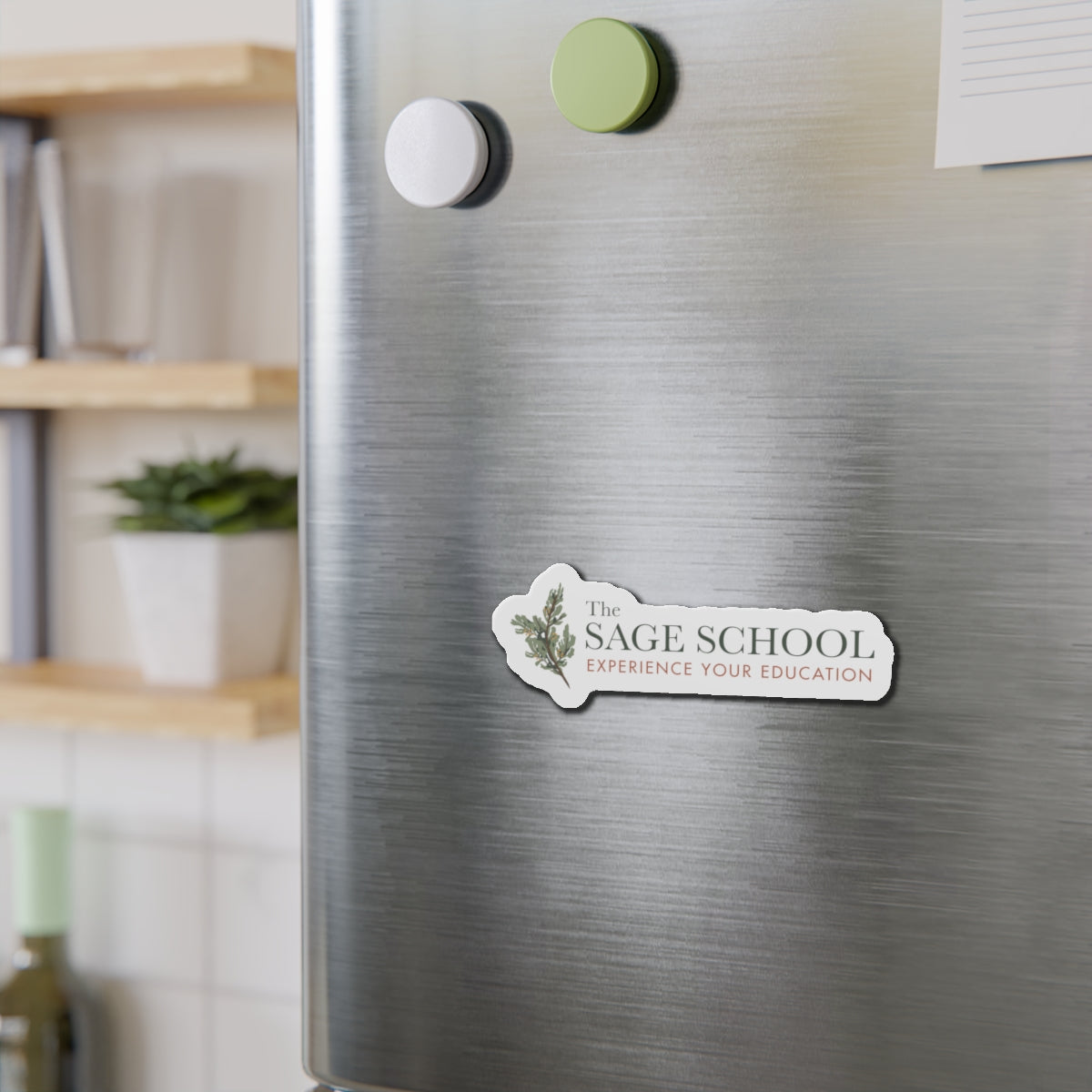 The Sage School Die-Cut Magnet