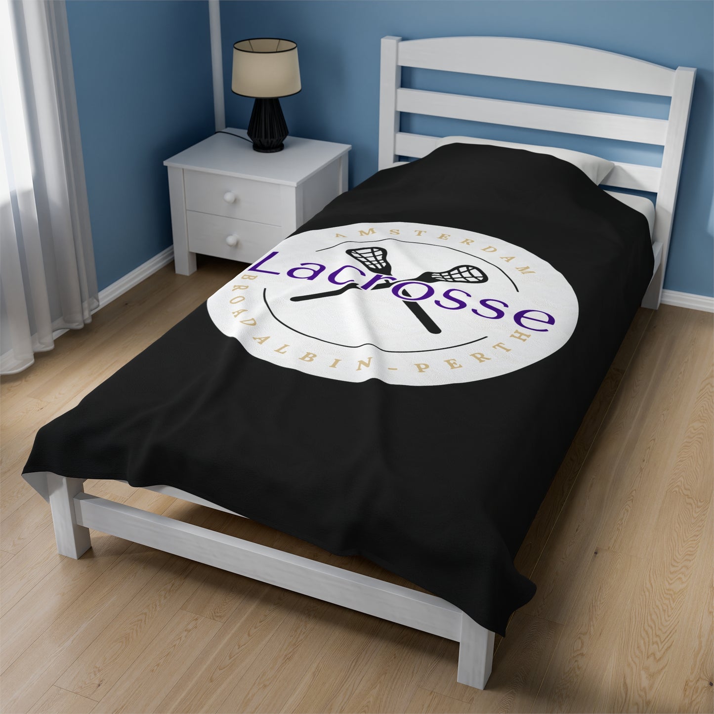 Amsterdam Lacrosse Velveteen Plush Blanket (60 x 80)