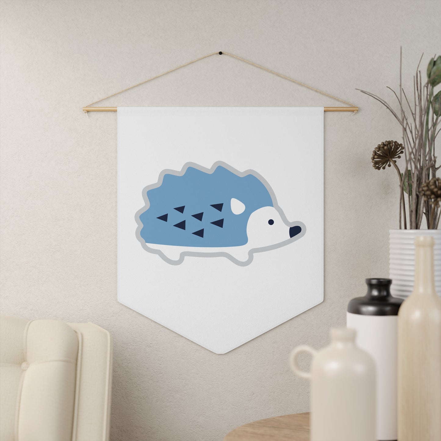 Hedgehogs Pennant (18" x 21")