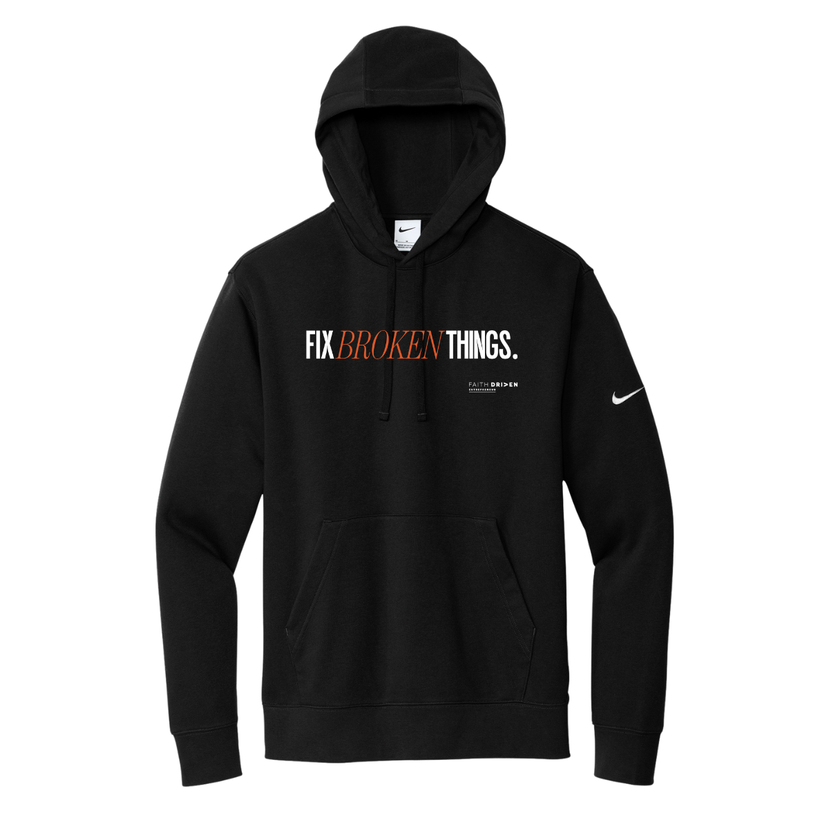 Adult Nike Heavy Fleece Hoodie - Fix (A)