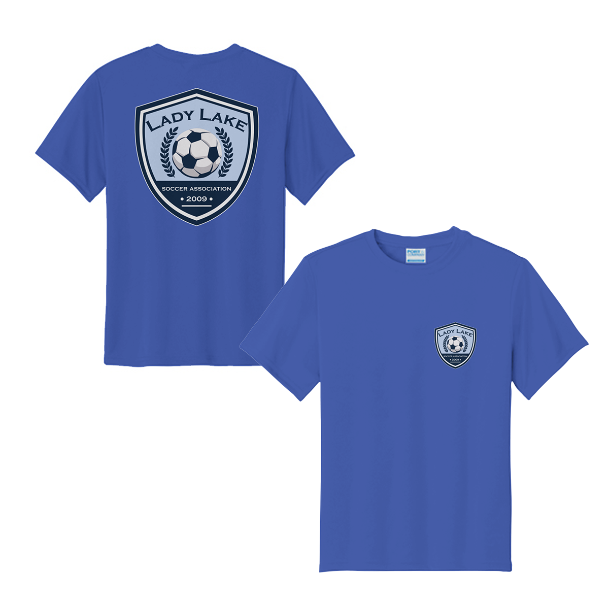 Youth Lady Lake Soccer Association Performance T-Shirt