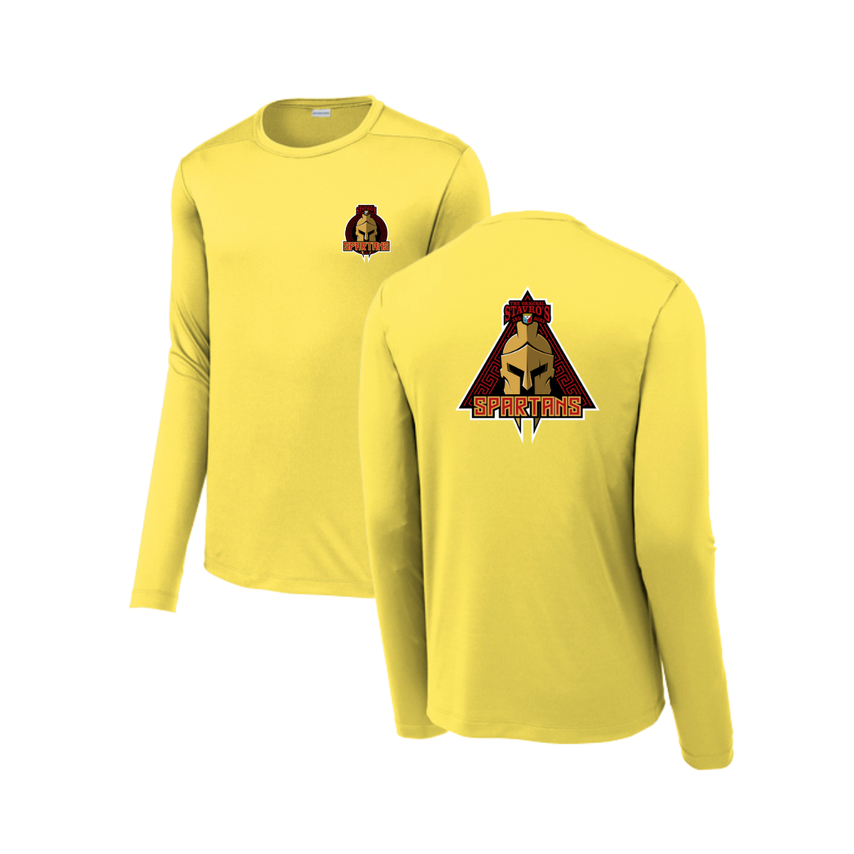 Adult Spartans Sport-Tek Posi UV Pro LS Tee