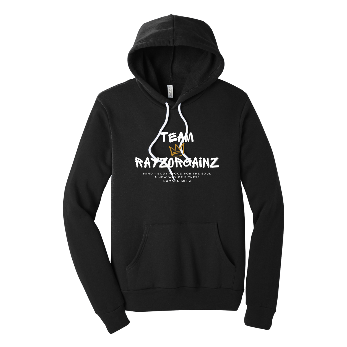 Adult Team Rayzorgainz Bella + Canvas Sponge Fleece Hoodie