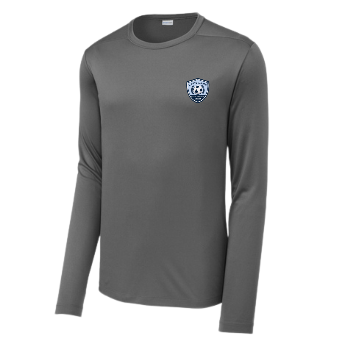 Adult Lady Lake Soccer Association Sport-Tek Posi UV Pro LS Tee