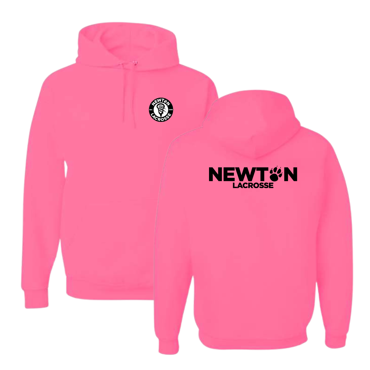Adult Newton Lacrosse Jerzees Nublend Hoodie