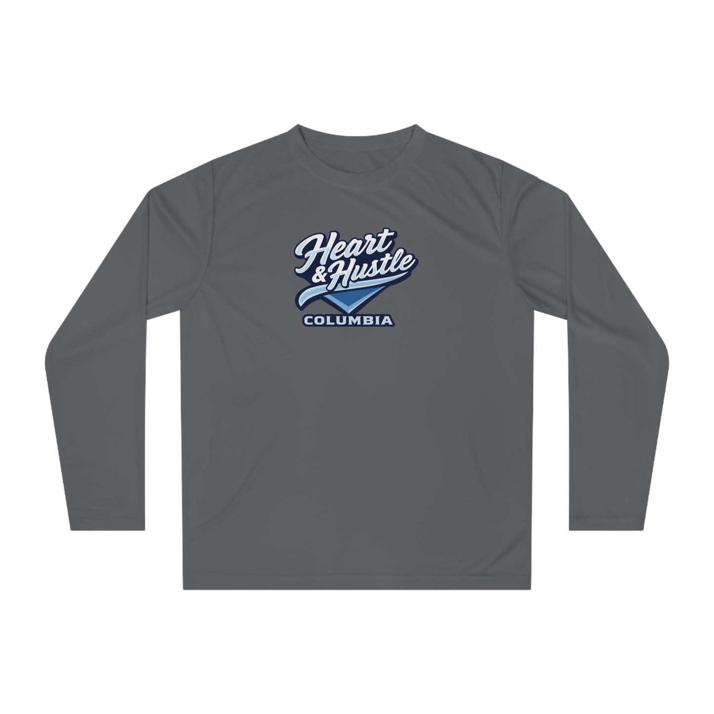 Adult Heart and Hustle Team 365 Performance Long Sleeve Shirt