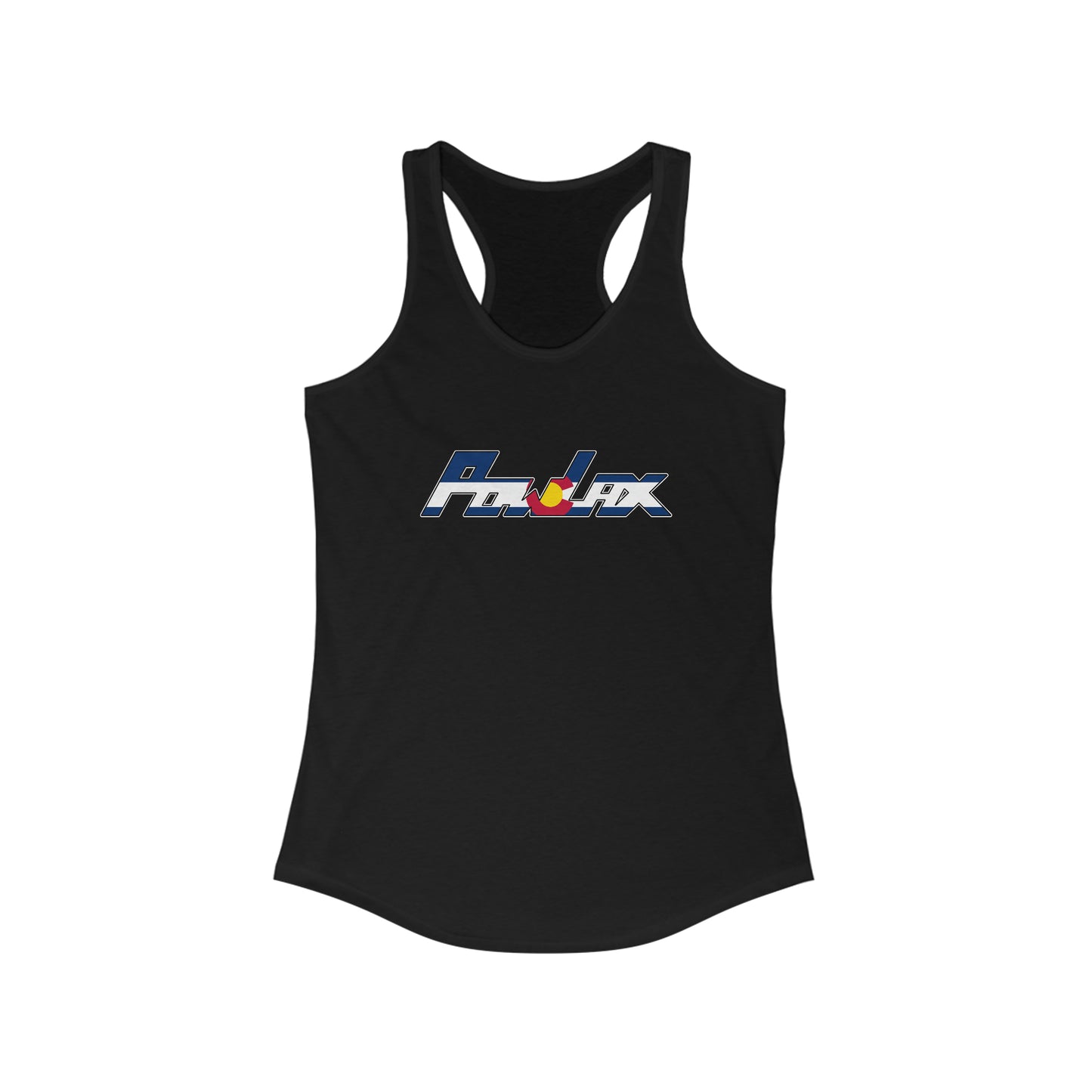 Women's POWLAX Next Level Racerback Tank