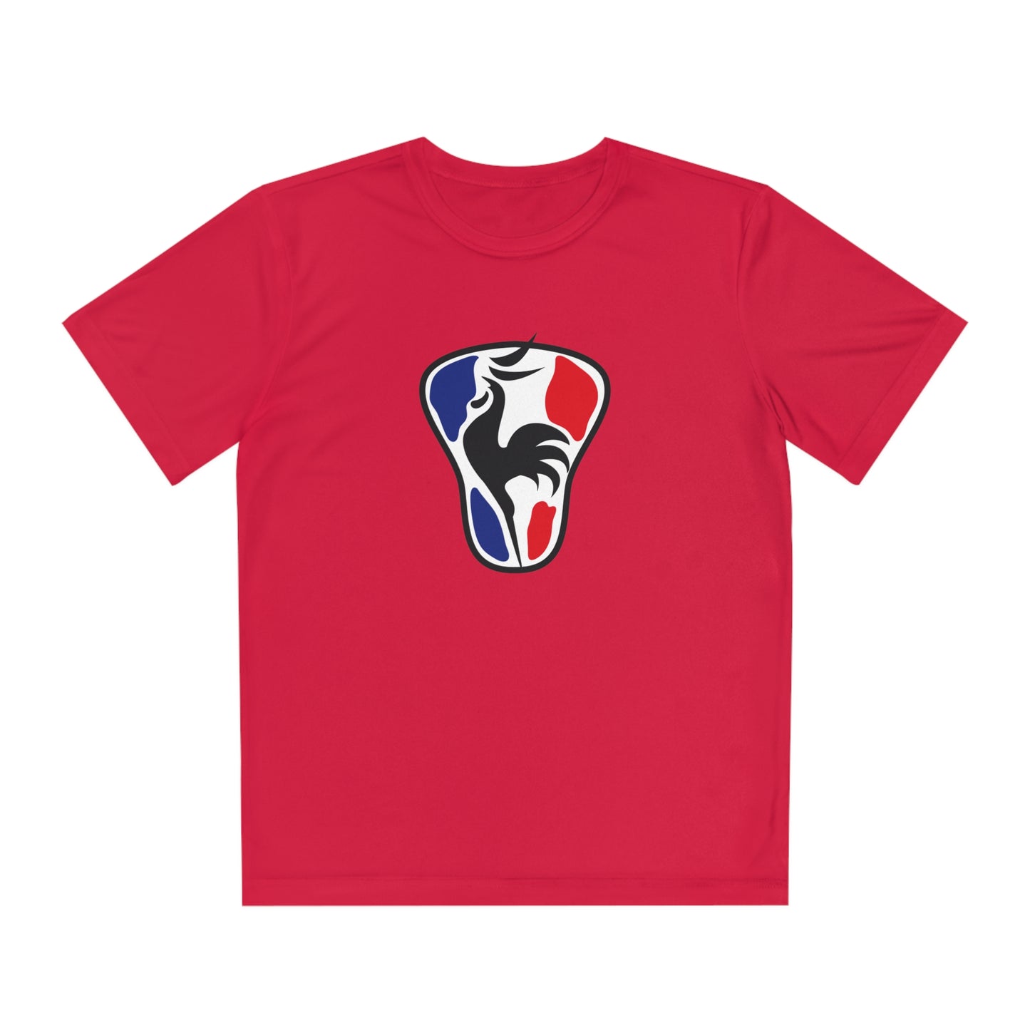 Youth France Lacrosse Sport-Tek Performance T-shirt