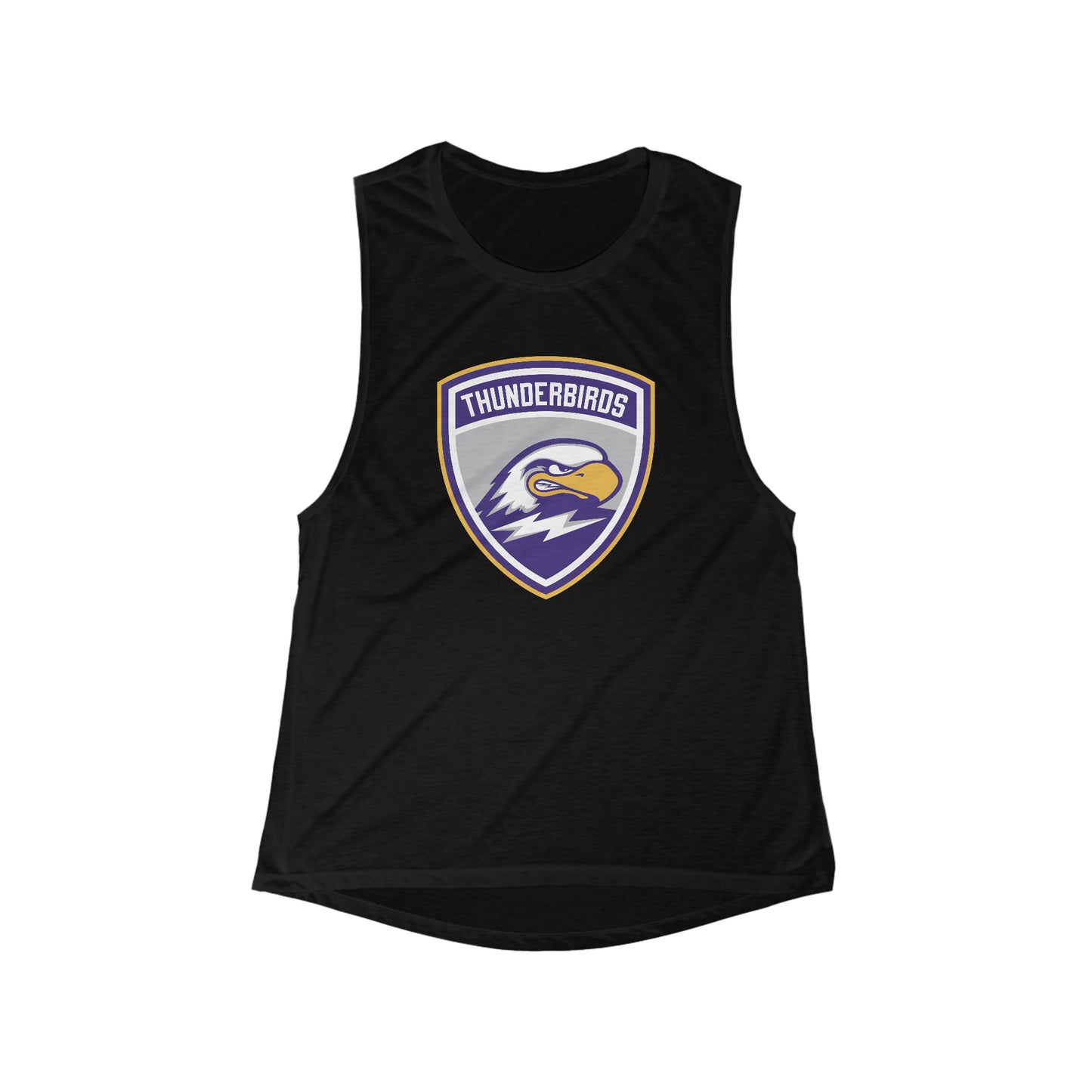 Women's Thunderbirds Hockey Bella + Canvas Flowy Scoop Sport Tank