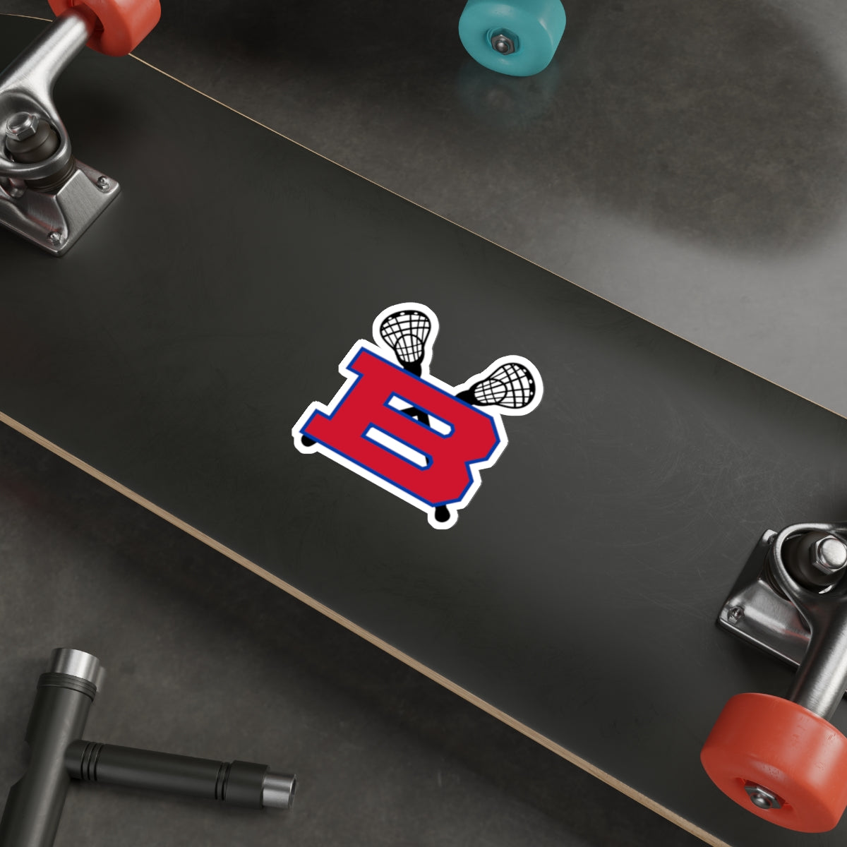 Bartlett HS Lacrosse Die Cut Stickers