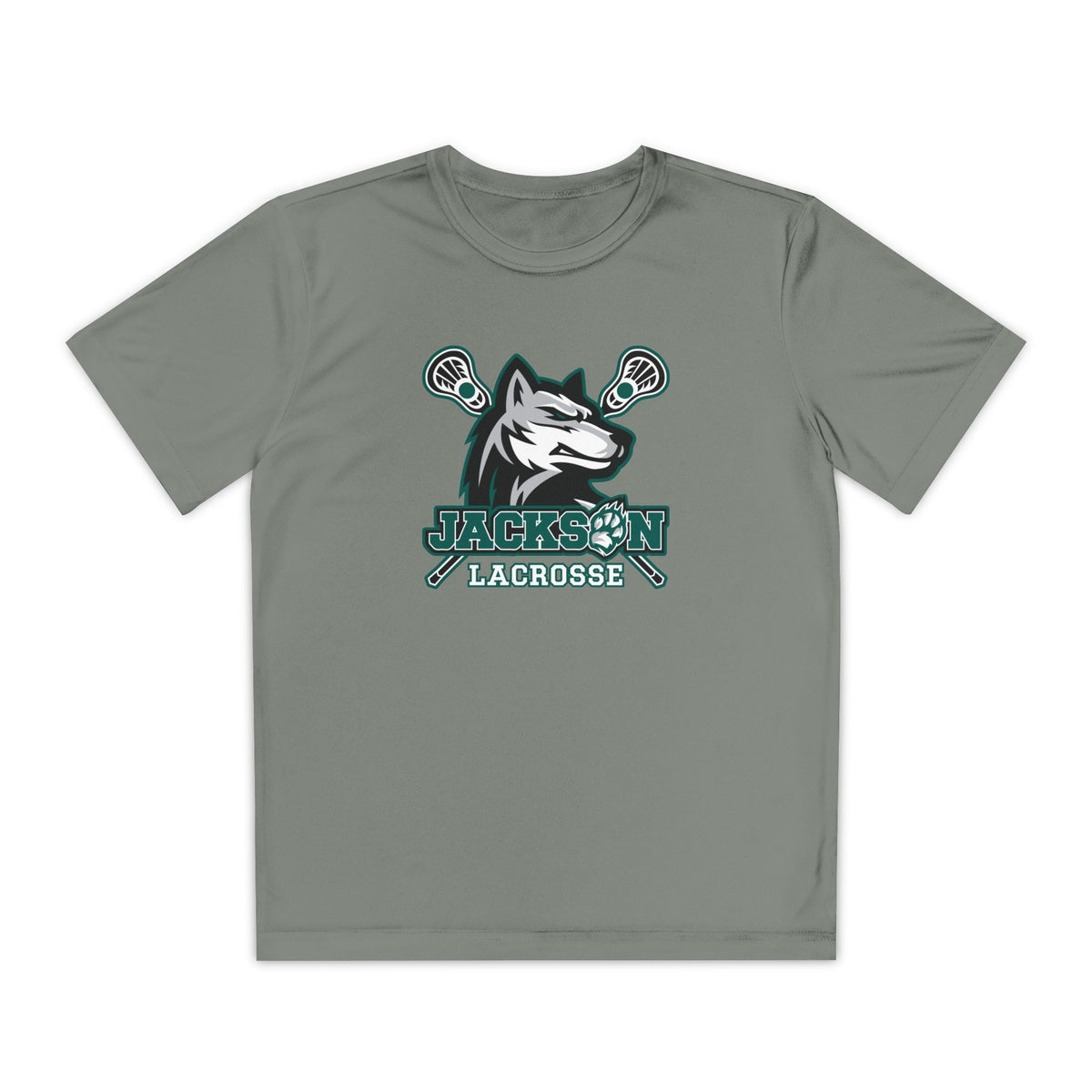 Youth Everett Timber Wolves Lacrosse Sport-Tek Performance T-Shirt