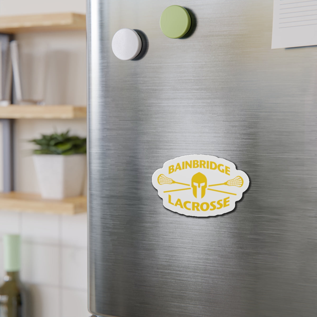 Bainbridge Lacrosse Die-Cut Magnet