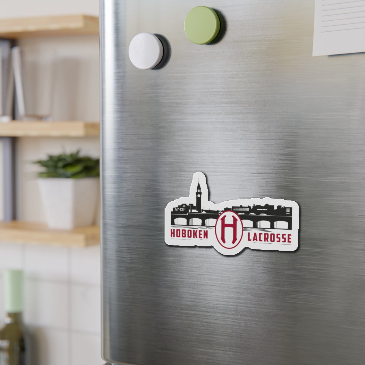 Hoboken Lacrosse Magnet