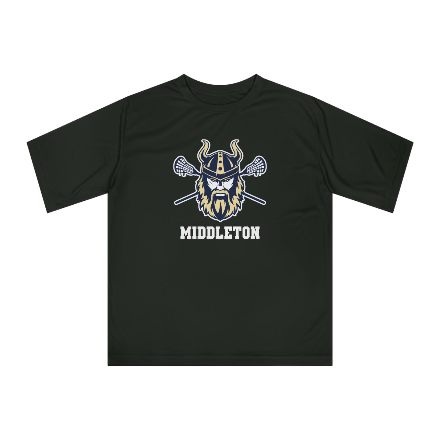 Adult Middleton Vikings Lacrosse Team 365 Zone Performance T-shirt