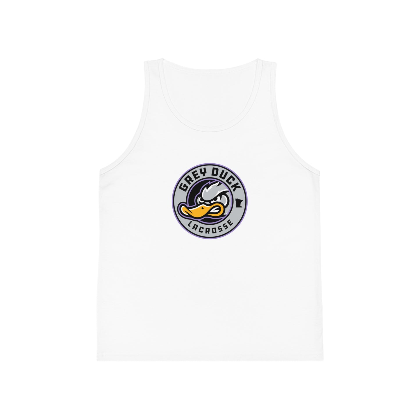Youth Grey Duck Lacrosse Bella + Canvas Tank Top