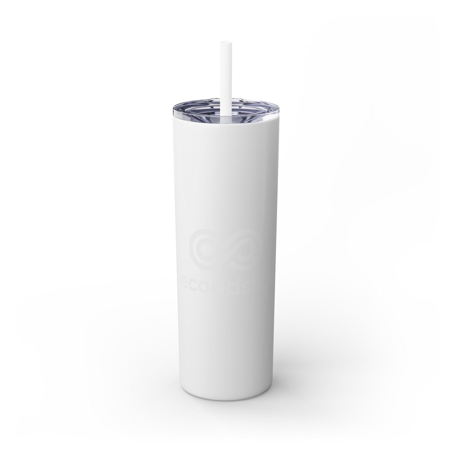 Secondslide Skinny Tumbler w/ Straw 20oz
