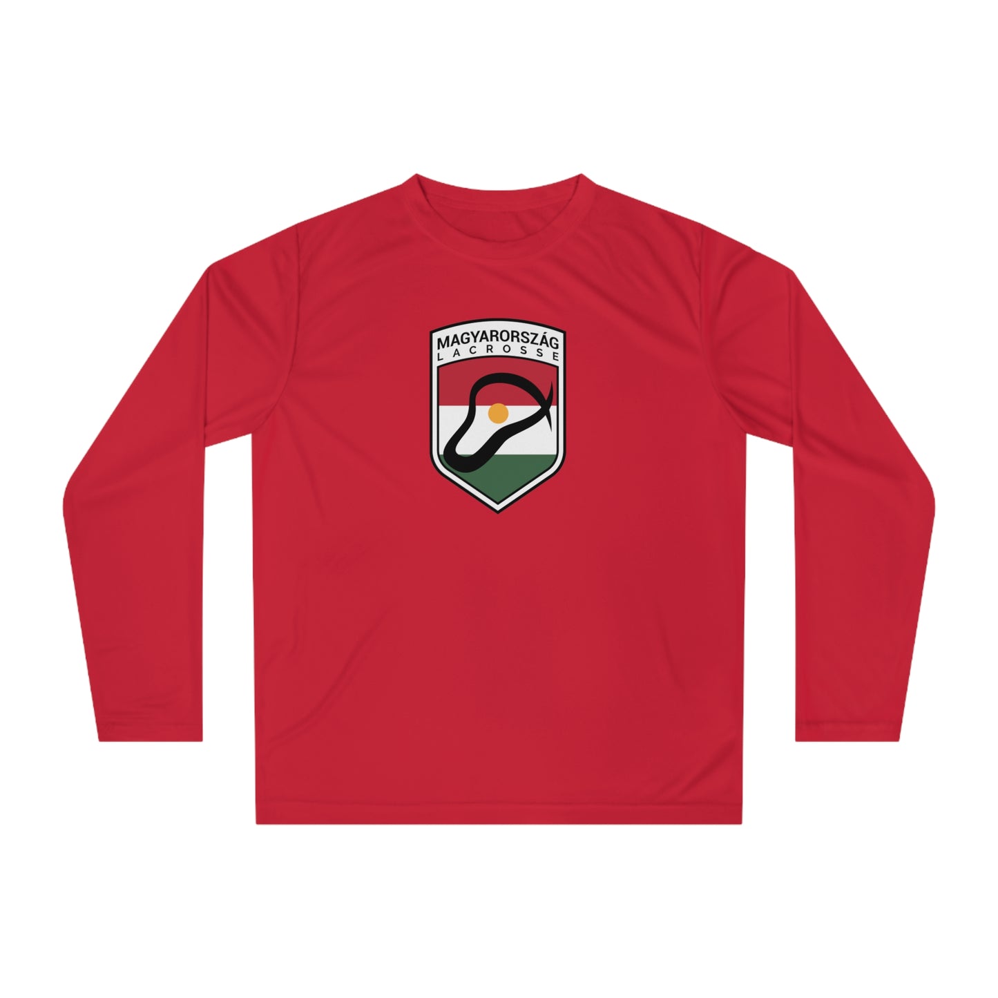 Adult Hungary Lacrosse Team 365 Performance Long Sleeve
