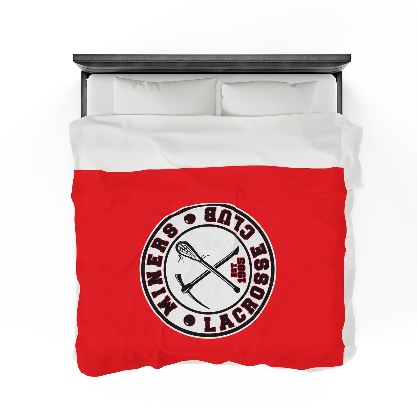 Edmonton Miners Velveteen Plush Blanket