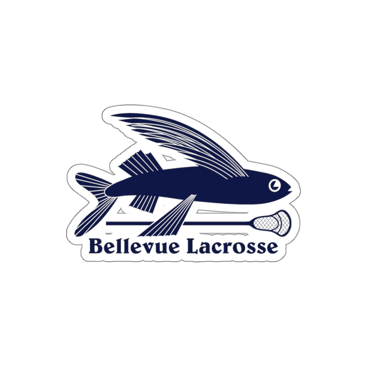Bellevue Lacrosse Die-Cut Sticker