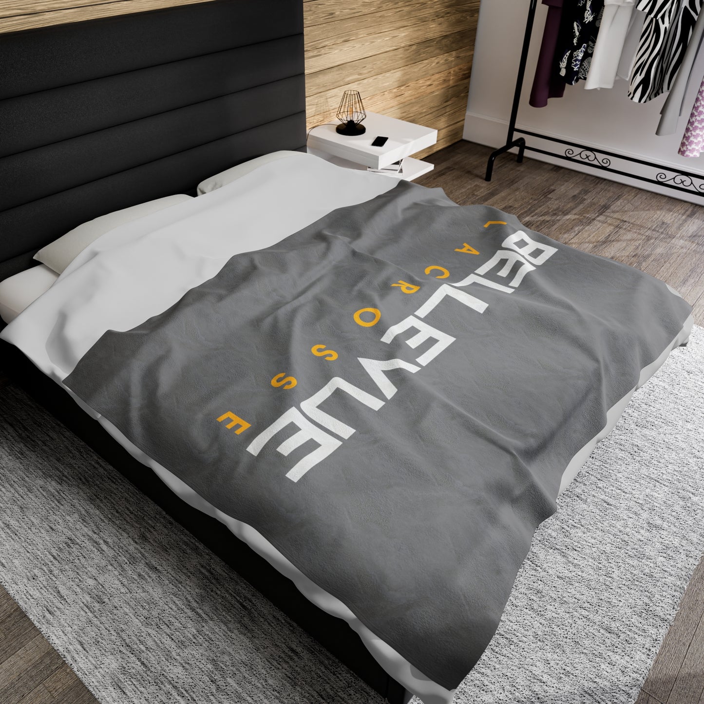 Bellevue Lacrosse Velveteen Plush Blanket (60" x 80")
