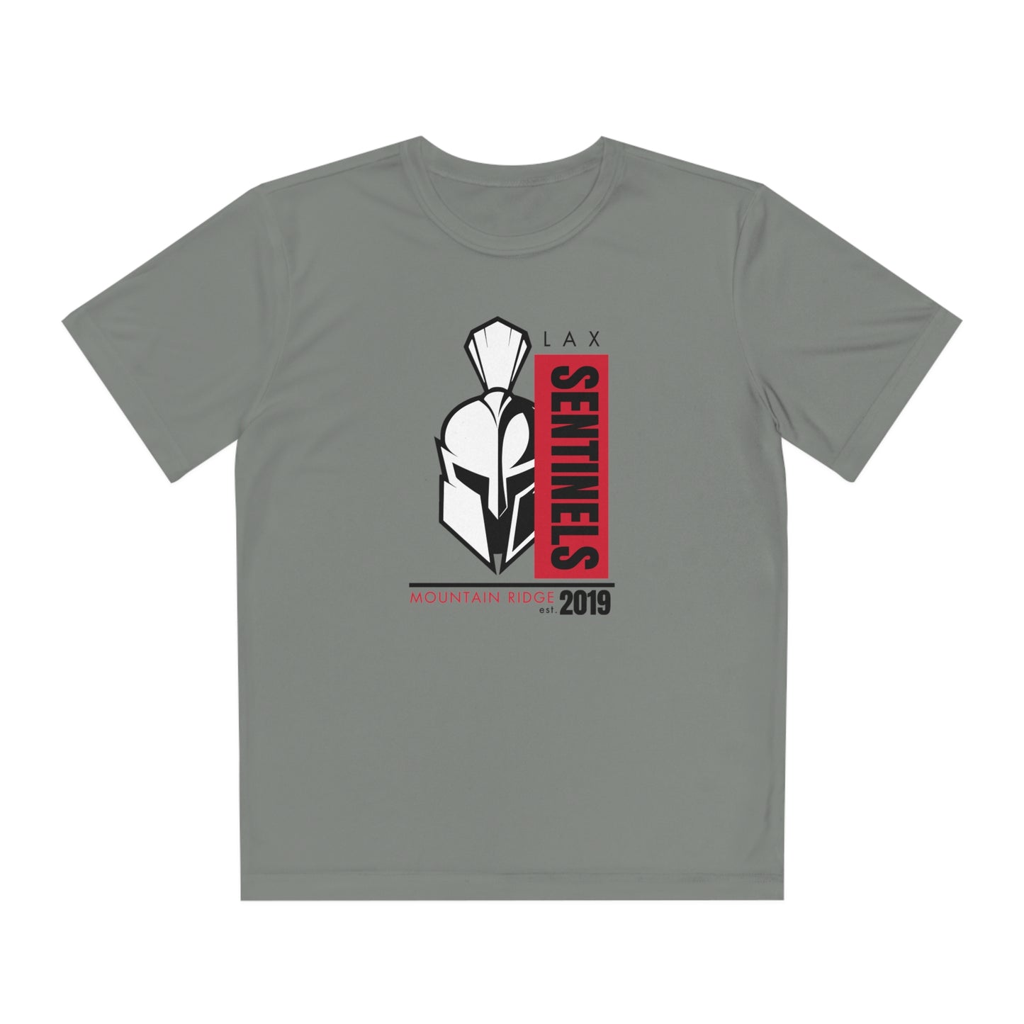 Youth Mountain Ridge Sentinels Lacrosse Sport-Tek Performance T-Shirt