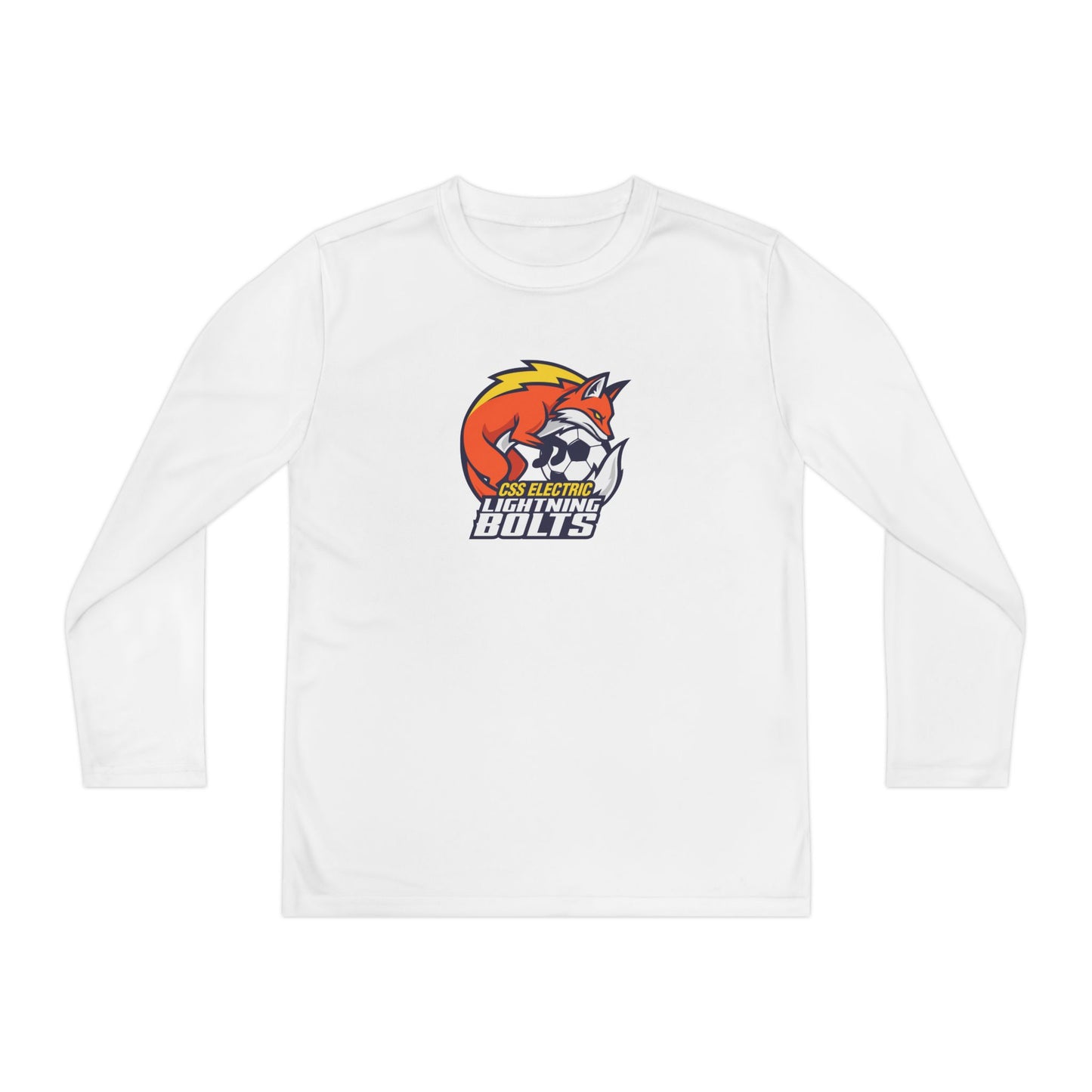 Youth Lightning Bolts Sport-Tek Performance Long Sleeve Shirt