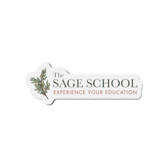 The Sage School Die-Cut Magnet