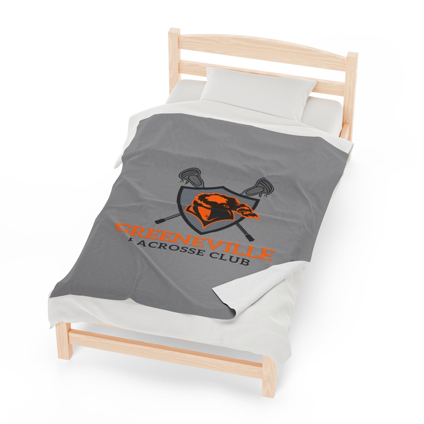 Greeneville Lacrosse Velveteen Plush Blanket