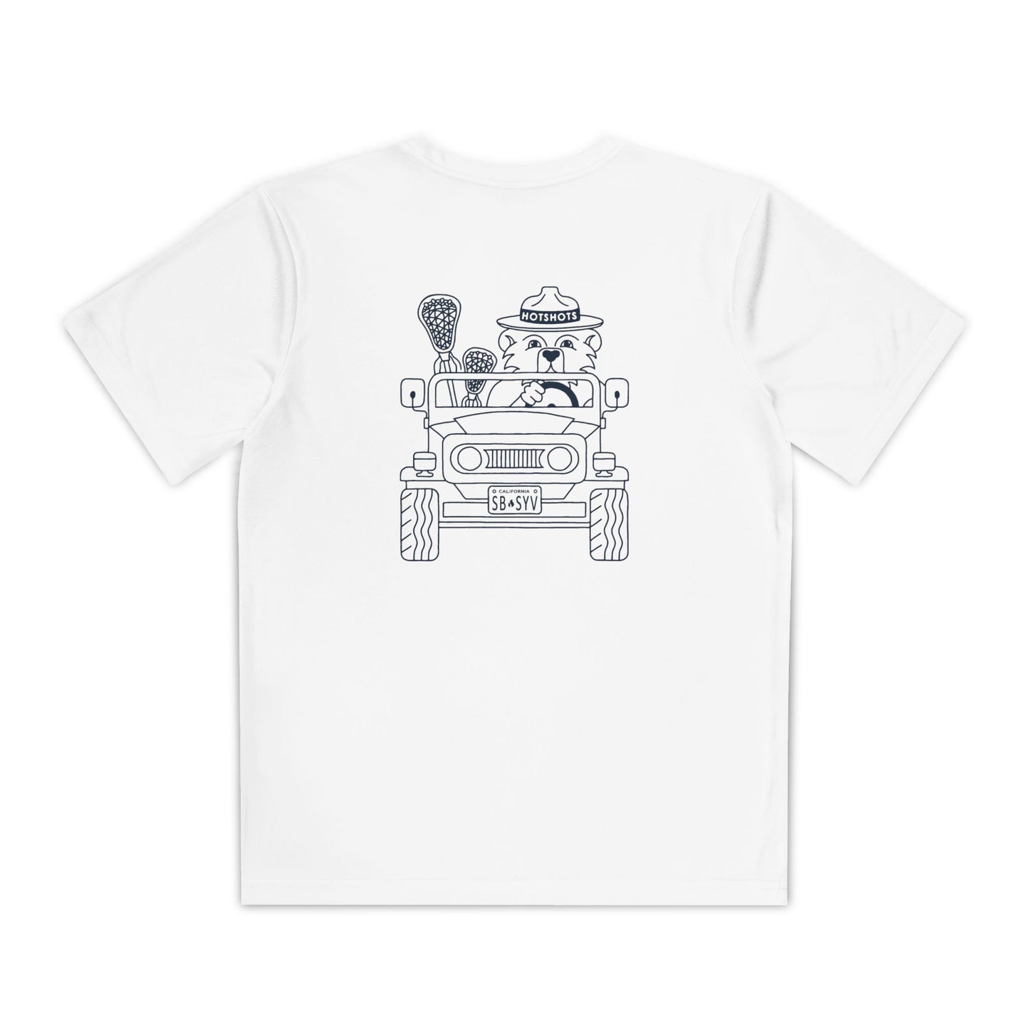 Youth Hotshots Lacrosse Sport-Tek Performance Tee