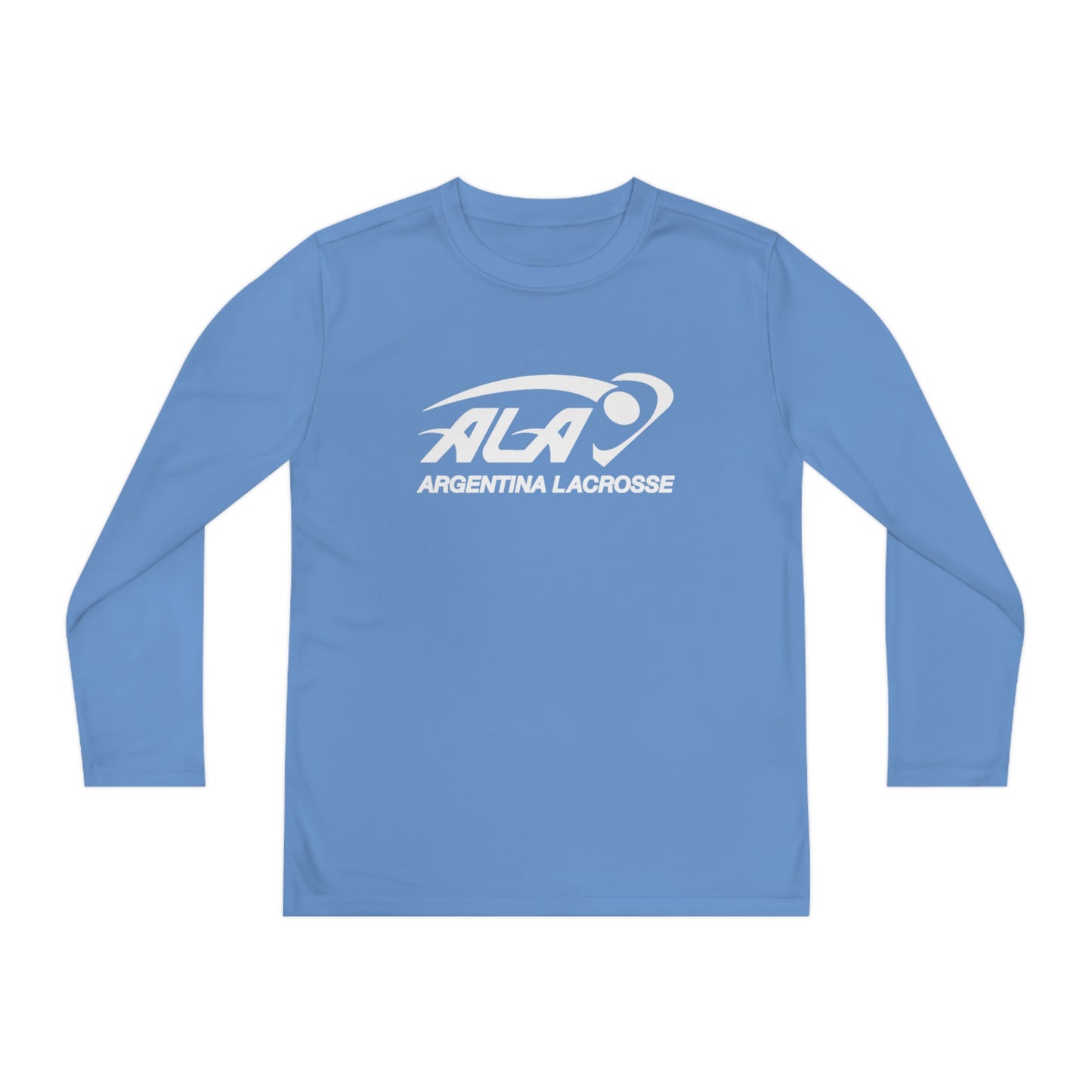 Youth Argentina Lacrosse Sport-Tek Performance Long Sleeve Shirt