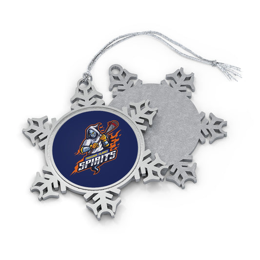 Thousand Islands Spirits Pewter Snowflake Ornament