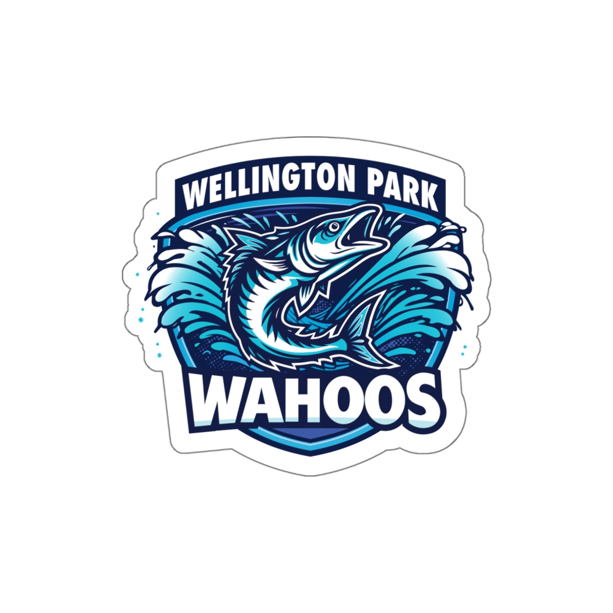 Wellington Park Wahoos Die-Cut Sticker