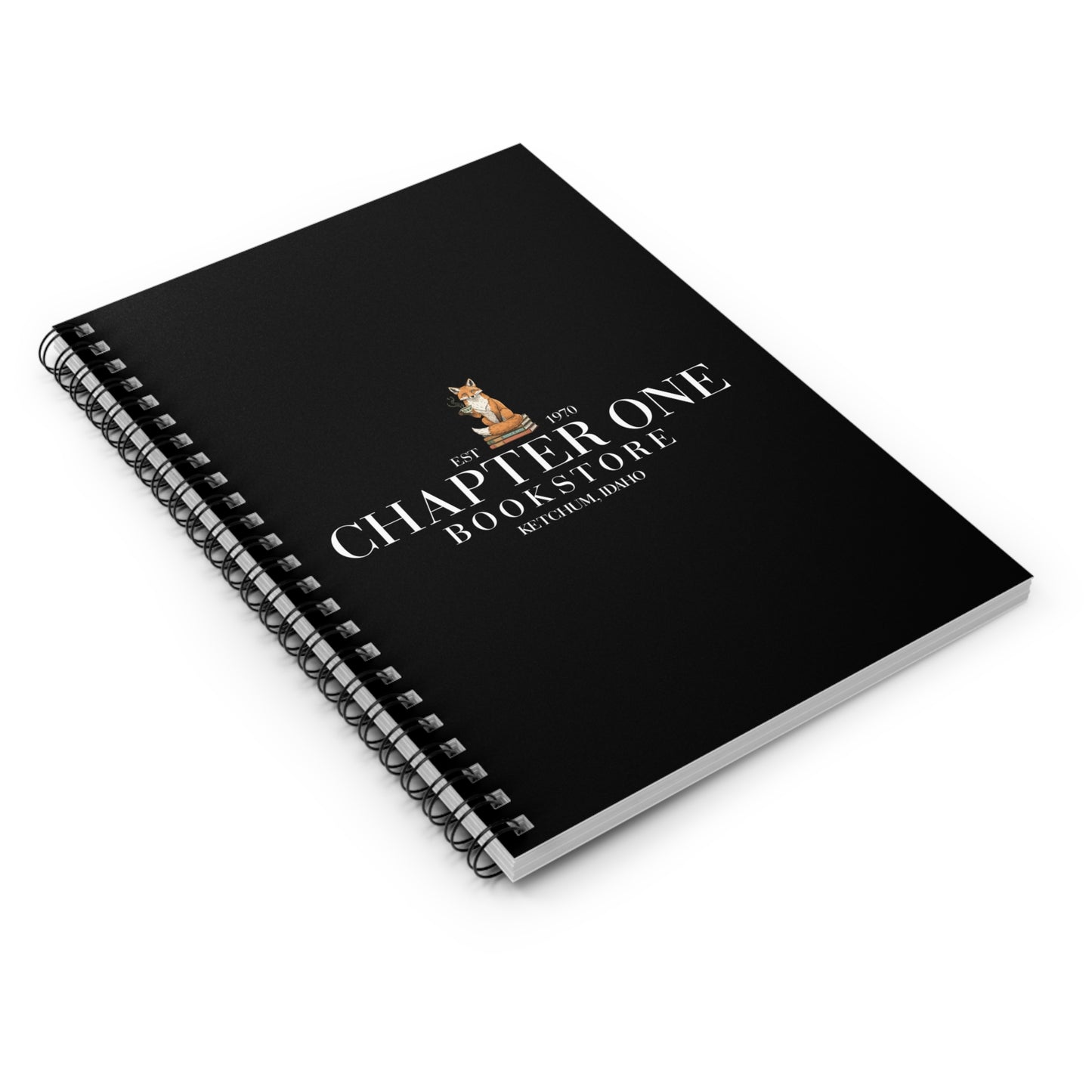 Chapter One Bookstore Spiral Notebook - Ruled Line  (8" x 6")