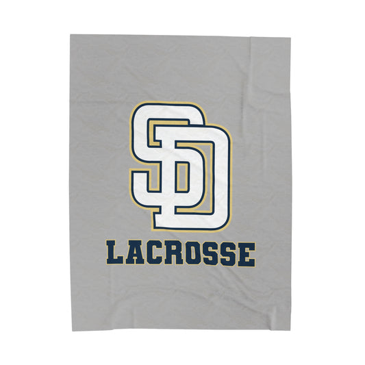 Soddy Daisy Lacrosse Velveteen Plush Blanket (60" x 80")