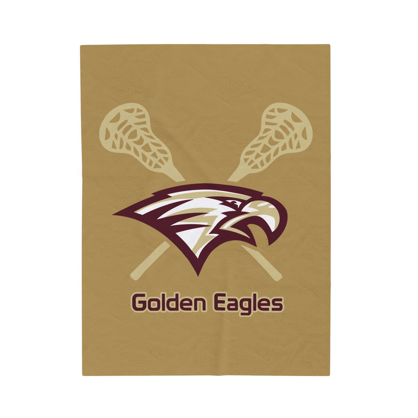 Maple Mountain Youth Lacrosse Velveteen Plush Blanket