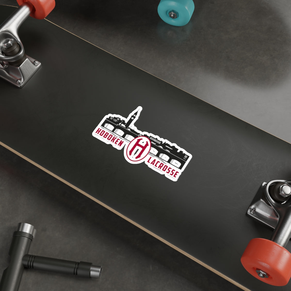Hoboken Lacrosse Die-Cut Sticker