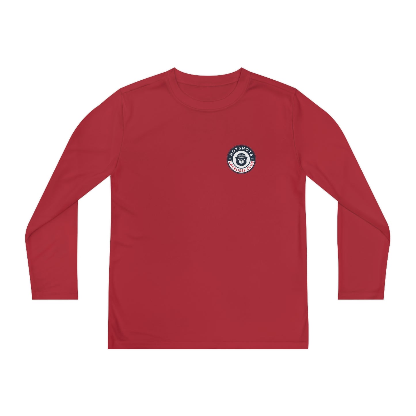 Youth Hotshots Lacrosse Sport-Tek Performance Long Sleeve