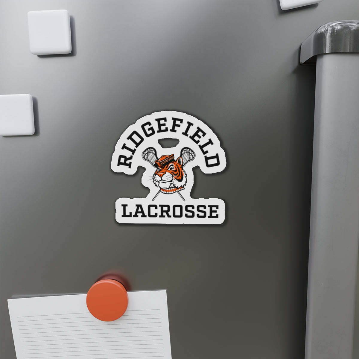 Ridgefield Lacrosse Die-Cut Magnet