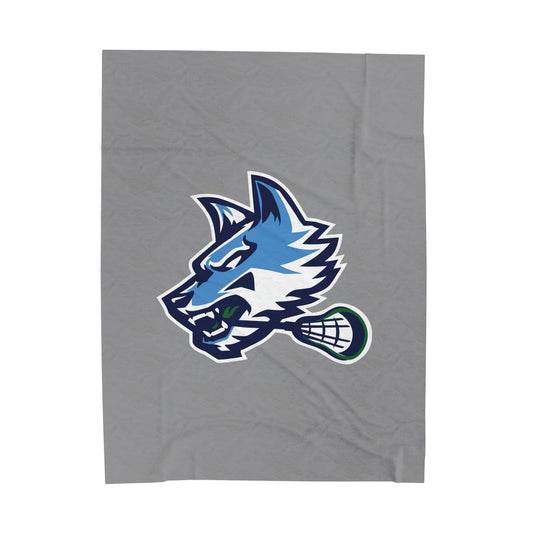 Sun Valley Lacrosse Velveteen Plush Blanket