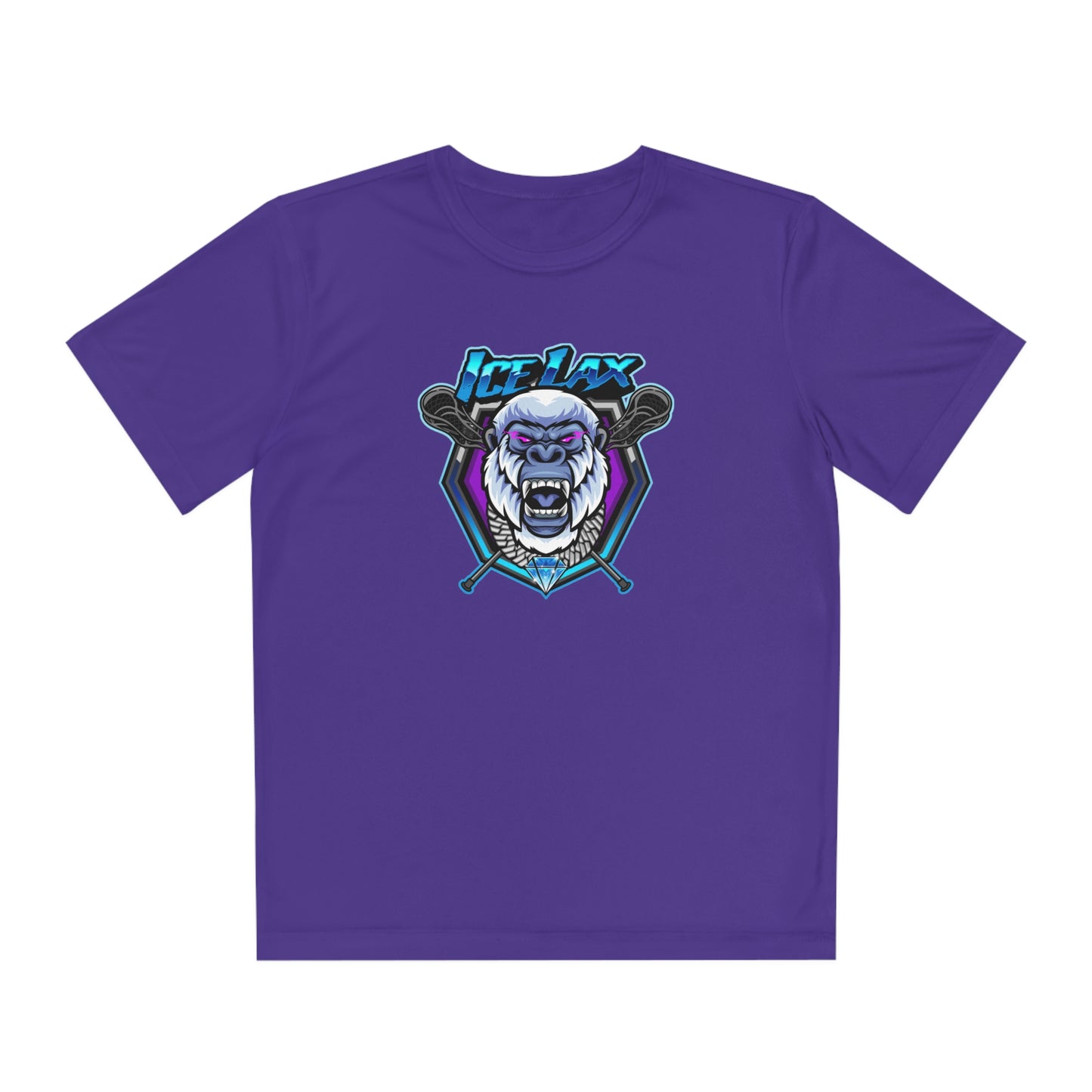 Youth ICE LAX Sport-Tek Performance T-shirt