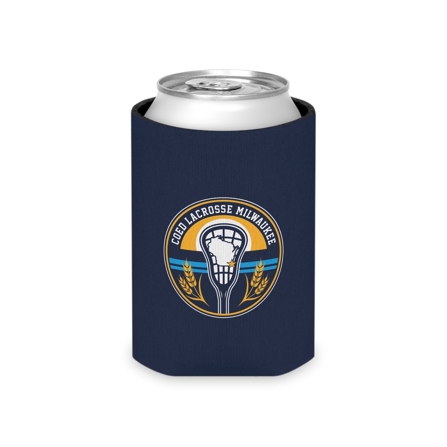 Milwaukee Coed Lacrosse Club Can Cooler 3-pack