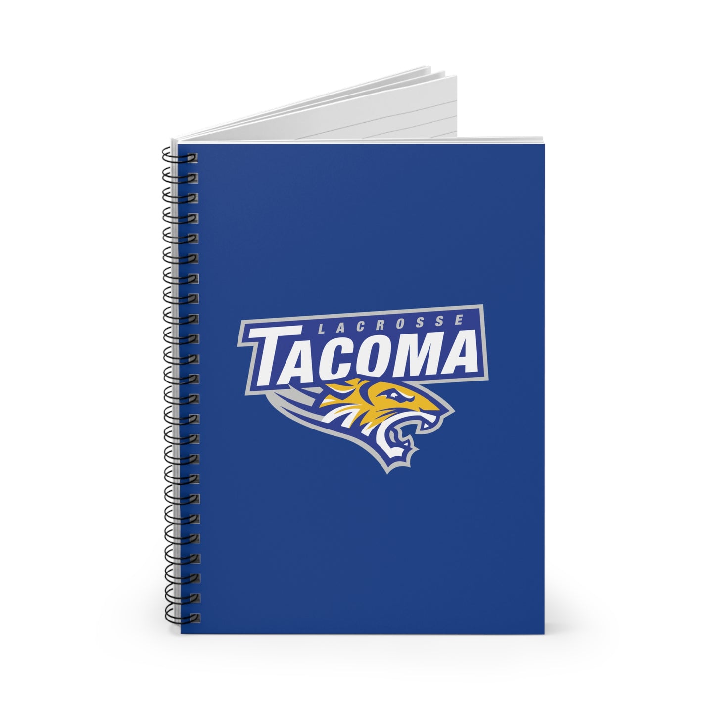 Tacoma Tigers Lacrosse Spiral Notebook - Ruled Line (8" x 6")