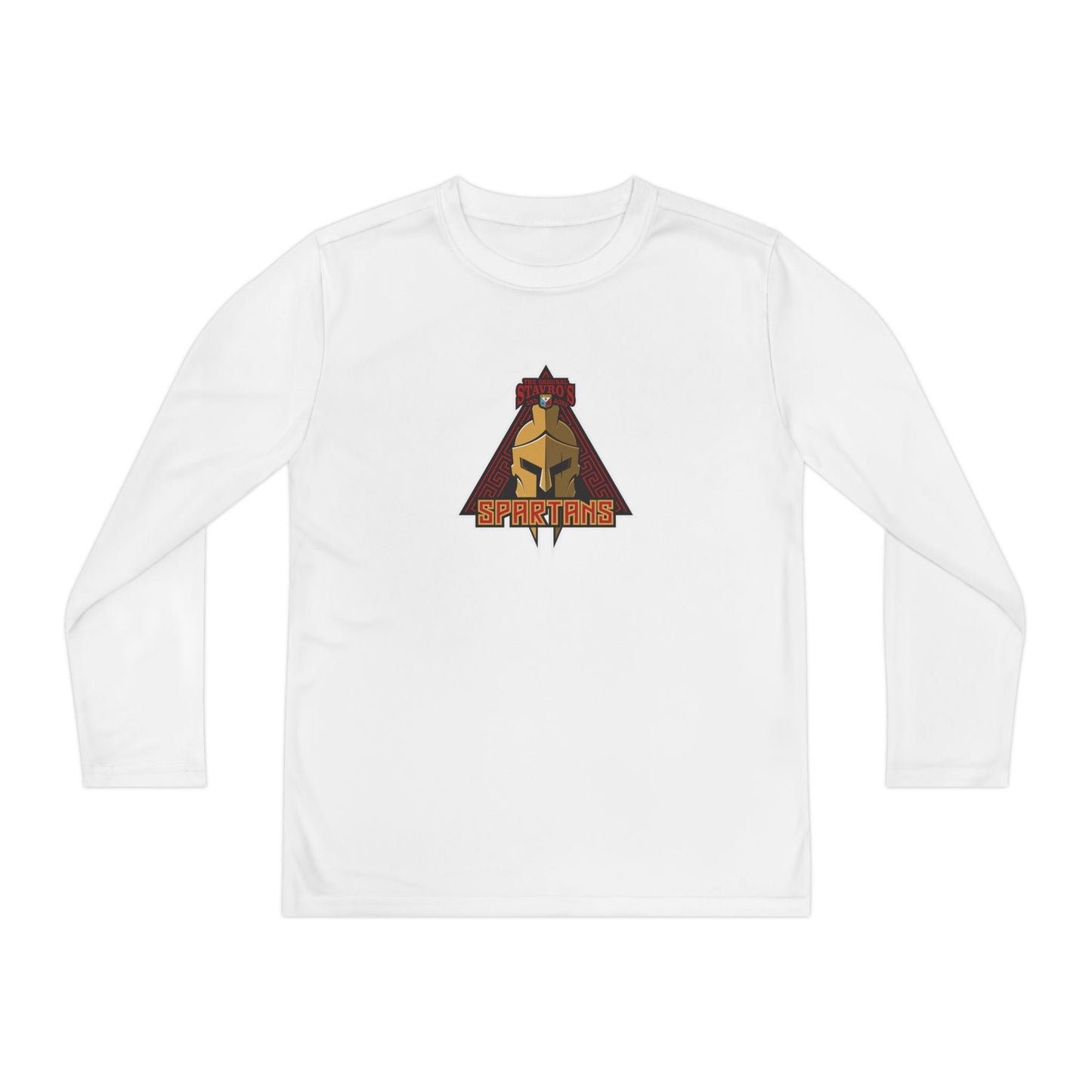Youth Spartans Sport-Tek Performance Long Sleeve Shirt