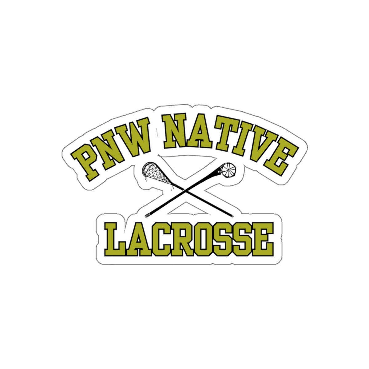 PNN Lacrosse Die-Cut Sticker