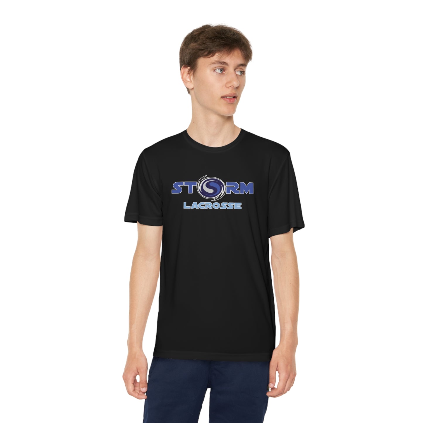 Youth Storm Lacrosse Sport-Tek Performance Tee