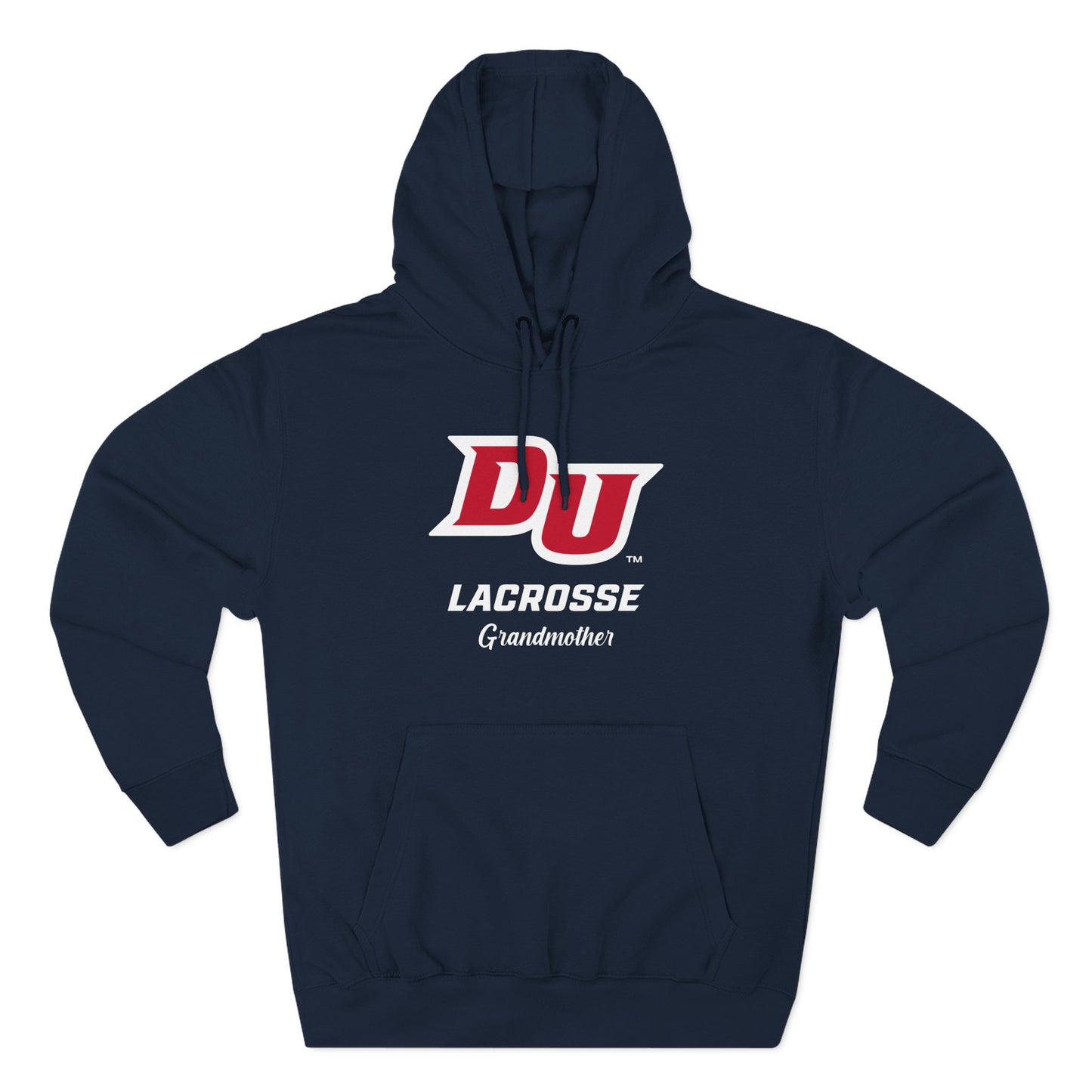 Adult Drury Lacrosse Premium Pullover Hoodie - Grandmother