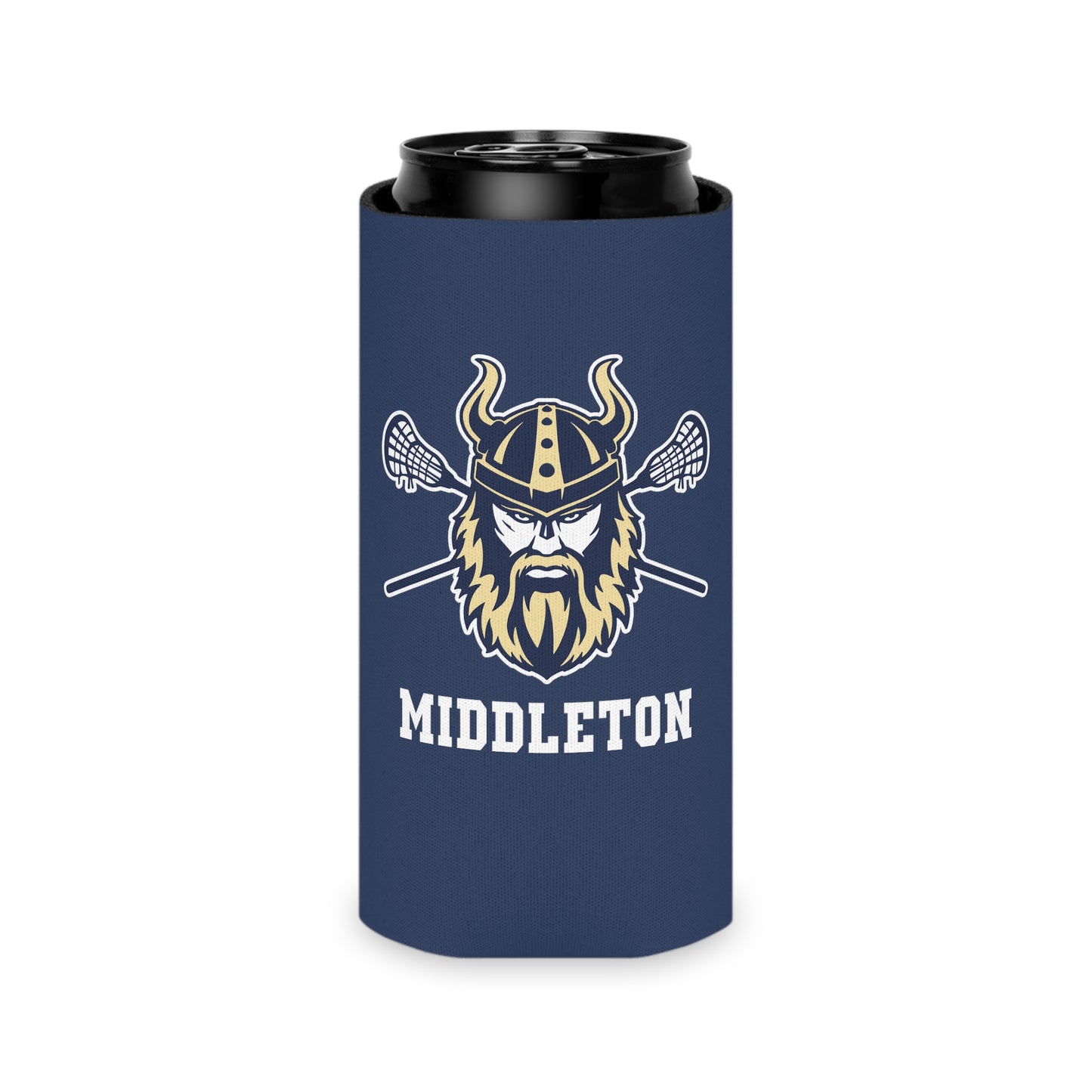 Middleton Vikings Lacrosse Can Cooler (3-Pack)