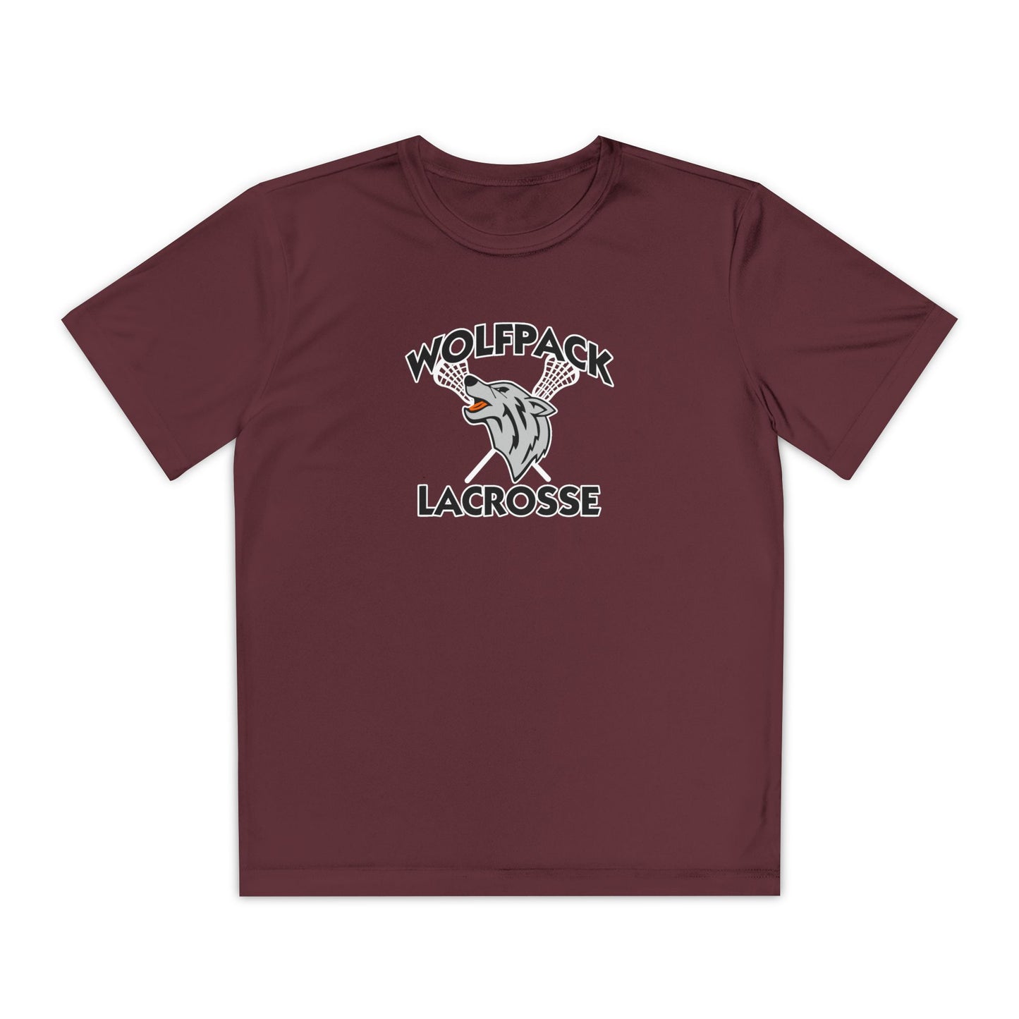 Youth Wolfpack Lacrosse Sport-Tek Performance T-shirt